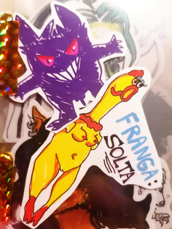 Gengar &amp; Franga Solta Stickers